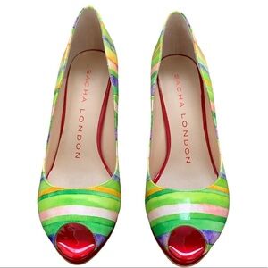 Sacha London Open Toe Heels